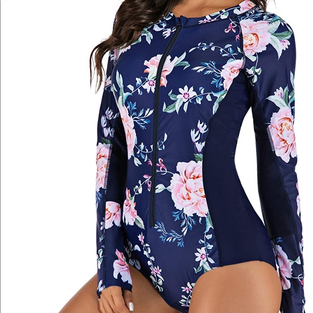 Floral swim suit